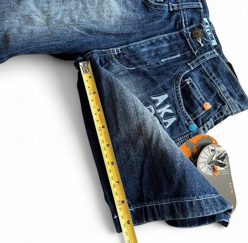 Akademiks Y2K Vintage Kids Denim Shorts Skater Style Boys 4T NWT - Picture 7 of 7
