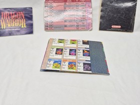 Dragon Warrior (NES 1989) - HANDBOOK + MANUAL + MAPS/POSTERS + GUIDE