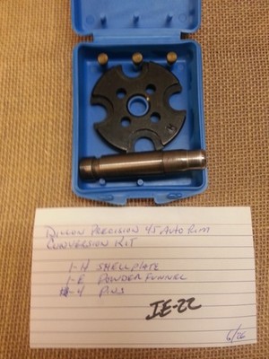 Dillon Precision Conversion Set 450/550 Presses 45 Auto Rim