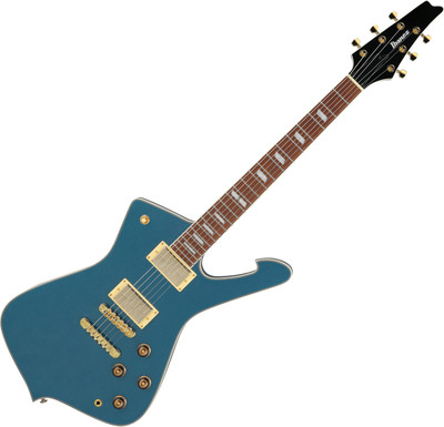 Ibanez IC420-ABM Iceman Standard Antique Blue Metallic Super 80 Humbucker Gigbag
