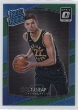 2017-18 Panini Donruss Optic Rated Rookie Green Prizm /5 TJ Leaf #183 0ui5