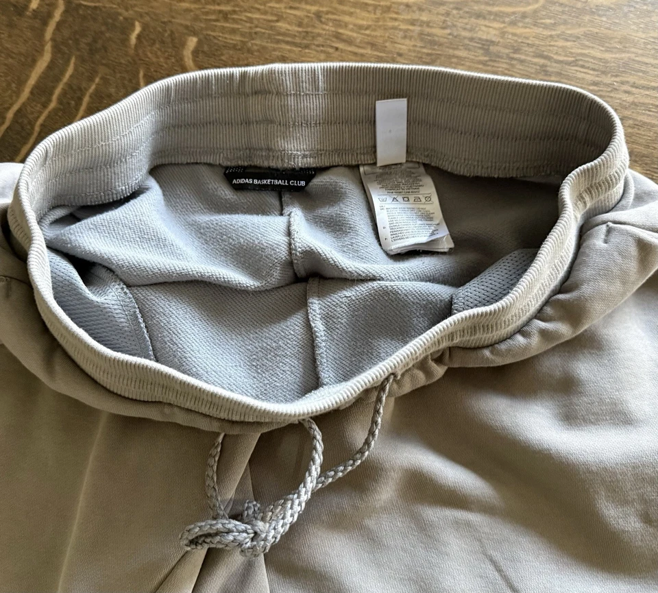 Adidas баскетбольный клуб Sweatpant бегунов мужской M серый 27» внутренний шов шнурок - Изображение 3 из 4
