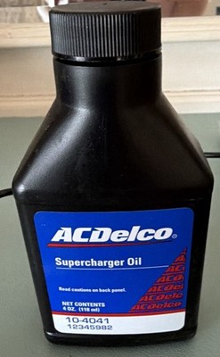 OEM GM 12345982 ACDelco 10-4041 Supercharger Oil 4 Oz Pkg