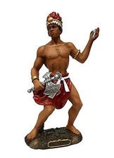 Estatua Estatuilla 13" Pulgadas Chango Shango Santo Orisha Yoruba Imagen Deidad Africana