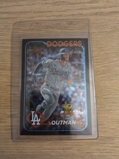 2024 Topps James Outman BLACK CRACKLE! RARE!