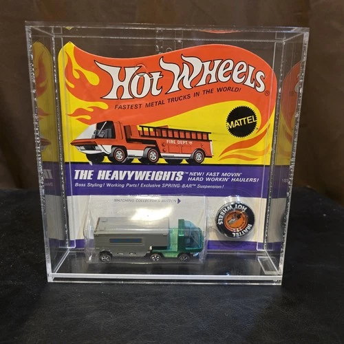 Hot Wheels Redline MOVING VAN Green Dark Int Heavyweights NEW in BLISTERPACK !!!