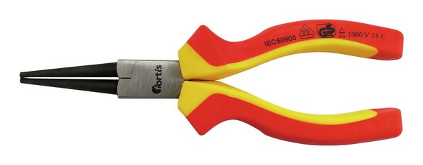 Fortis Langbeckzange Vde 160 Mm Runde Backen, Mehrkomponenten-Griff-image