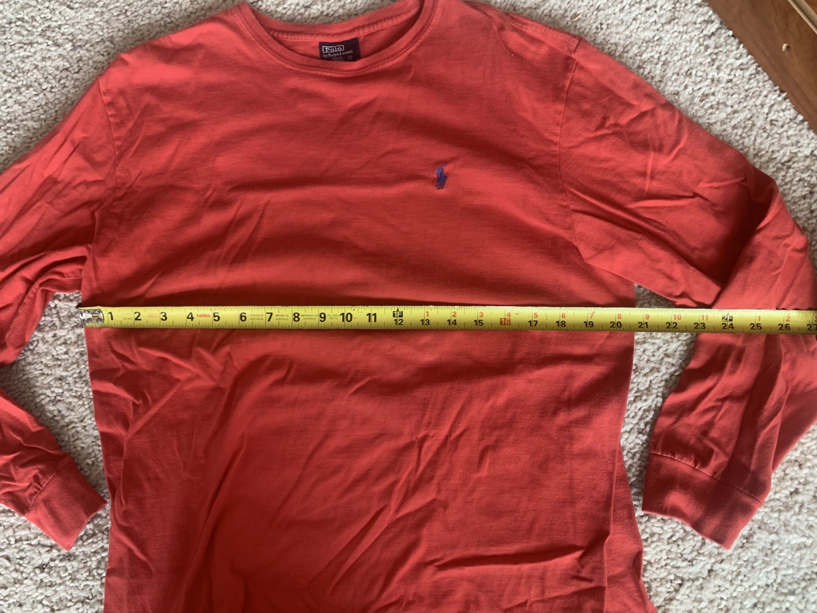 Lot of Five Polo Ralph Lauren T-Shirts, 2 Long Sleeve, 3 Short, Men’s Size L thumbnail 5