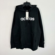 Adidas Trendy Plus Size Pullover Logo-Print Fleece Hoodie