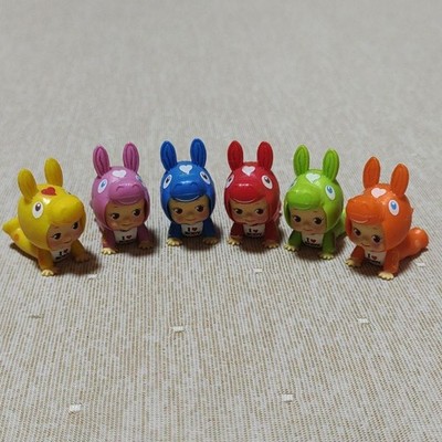 RODY Rose ONeill Kewpie 6 Figuren Set Vintage Sammlerstück Spielzeug Japan Juwel