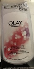  1 Olay Regenerist Micro Exfoliating Wet Cleansing Cloths Advanced 30ct New