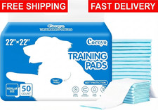 Best Value 22"X22" Dog Training Pads 50 Count Dog Pee Pads Super Absorbent P