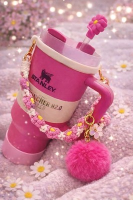 Stanley 40oz Quencher H2.0 Tumbler w/Charm,Handle Strap & Accessories | Gift Set
