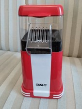 YASHE Popcornmaschine Retro Heißluft 1200W Ölfrei One-Touch Popcorn