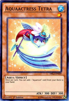 Aquaactress Tetra - DRL2-EN039 - Super Rare - 1st Edition - Heavily Played