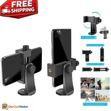 360  Smartphone Tripod Holder: Adjustable Clamp for iPhone  Android