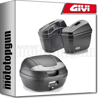 Top Case + Side Cases Vision Black Tech 78 LT GIVI Honda CB 500 X 2020 20