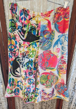 Vintage 80's Iconic Graphic Pop Art Pants FIT Museum Fashion Show Kat Peacent
