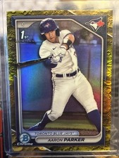 2024 Bowman Draft - Chrome Aaron Parker #BDC-160 Yellow Lunar Refractor /75