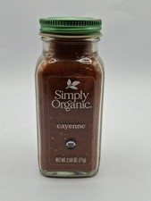 Simply Organic Cayenne Pepper 2.5 oz Each - Best By 9/2027