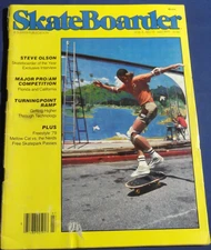 SKATEBOARDER MAGAZINE  July 1979  Steve Olson  Tim Scroggs  Oasis Easter Vintage