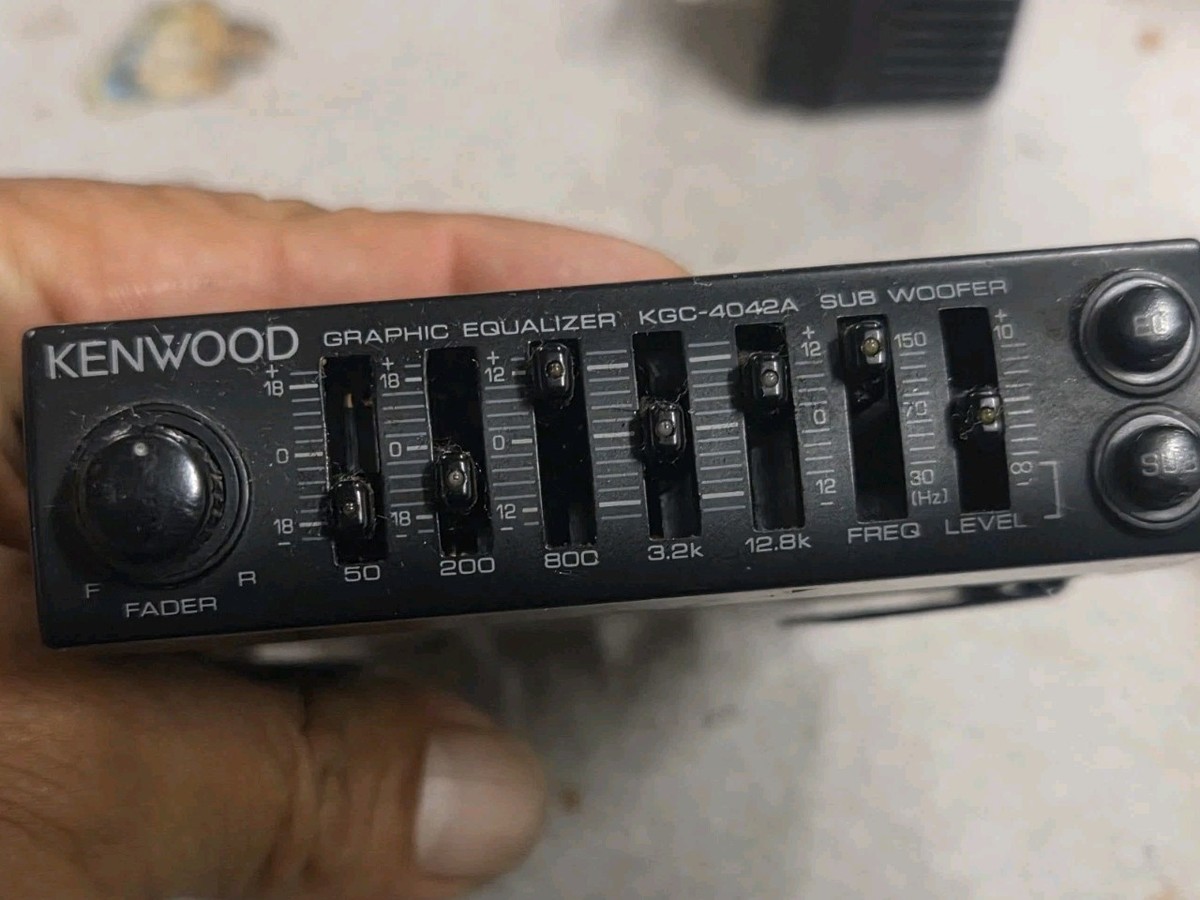 Kenwood KGC-4042A Graphic Equalizer Car Audio Signal Processor | eBay