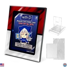Amazdone D Magnetic Card Holder Case - 35P TCG Protectors, Durable Plastic, UV