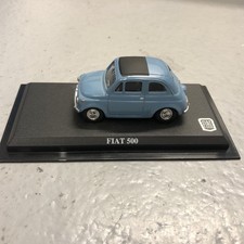 Fiat 500 raro modellino auto d'epoca blu 1/43 Delprado GIAPPONE