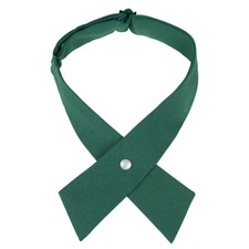 Adjustable Criss-Cross Bow Tie, Pre-tied School Uniform, Women, Men, Girls, Boys