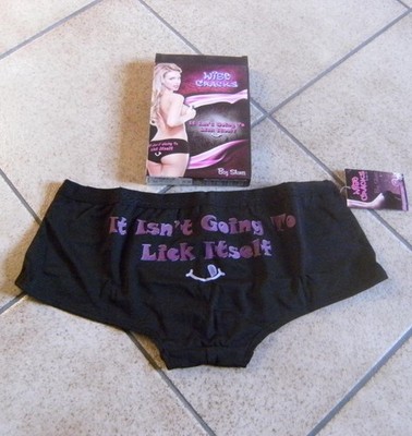 SPRUCH SLIP - IT ISN'T GOING TO LICK ITSELF - GR. L / XL (40-46)  -- WISE CRACKS