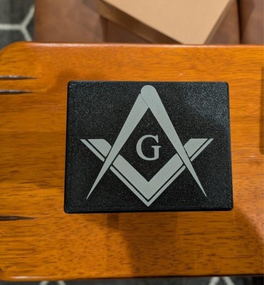Free Mason 2'' Receiver Tow Hitch Cover  3D printed, GMC, Chevy, Ram