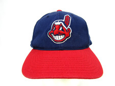 VTG Cleveland Indians Guadians Hat American Needle OSFA Snapback Wahoo Cap