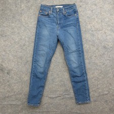 Levi's Wedgie Skinny Women's Jeans Size 26 Medium Wash Blue Stretch High Rise