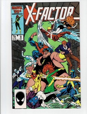~ UNCIRCULATED ~ X-Factor#9 Near Mint+ (9.4-9.6) 1986 Marvel Comic