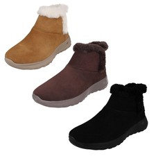 Lot De Bottines À Enfiler Skechers Go Joy 15501 En Daim Choco (Brun)