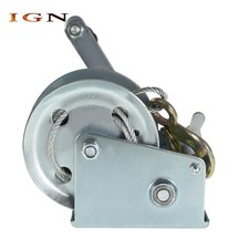 Adjustable Two-Way Hand Winch Boat Winch With 10m (32ft) Cable 1500lbs