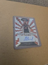 2024-25 Panini Select Jamal Shead RC Youth Explosion Silver Auto Raptors YE-JML