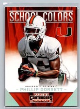 2015 Panini Contenders Draft Picks #42 Phillip Dorsett School Colors