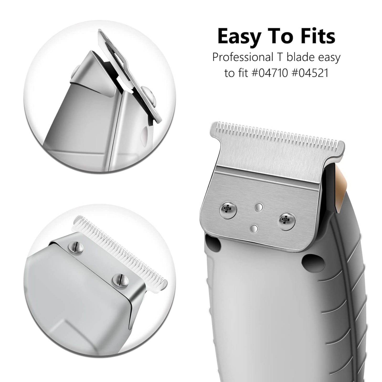 1PCS Blade Kit Replacement Clipper Trimmer Compatible For Andis T Outliner