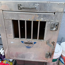 Airborne Aluminum Dog Kennel Crate 30 in Traveling Home Champ