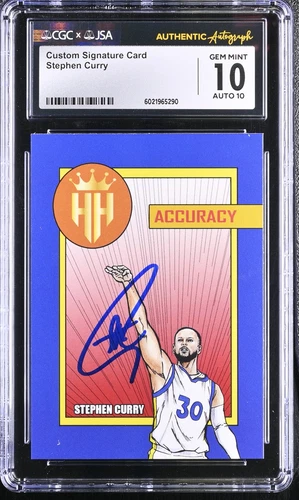 00 CGC Cards Stephen Curry CGC 10 Auto 10