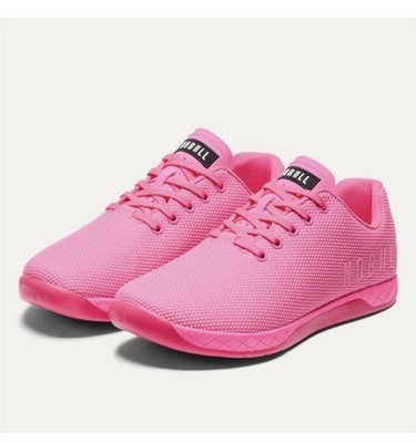 NO BULL Neon Pink Lightweight Women's Athletic Sneakers Sz 9