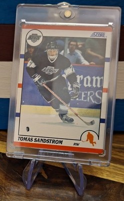 Tomas Sandstrom, #183, Los Angeles Kings, Score, 1990