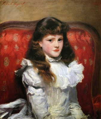 John Sargent Miss Cara Burch 1888 17''x 22'' Archival Art Print