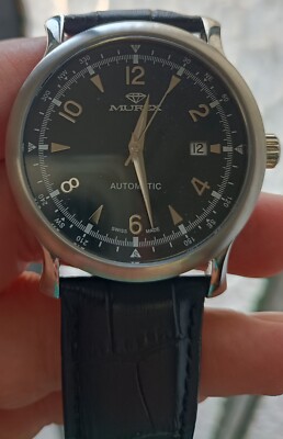herren uhr automatik mit Schweizer Kaliber gebraucht mit OVP
