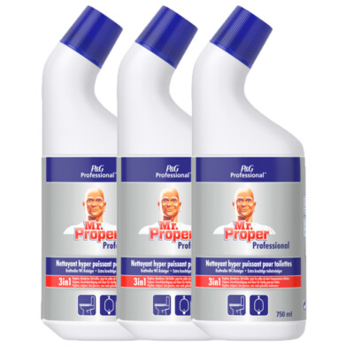 3 x 750 ml  Meister Proper Professional Desinfektion WC-Reiniger