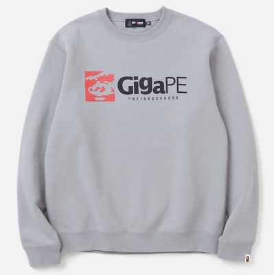 【NEIGHBORHOOD】BAPE X NBHD - GIGAPE CREWNECK A Bathing Ape
