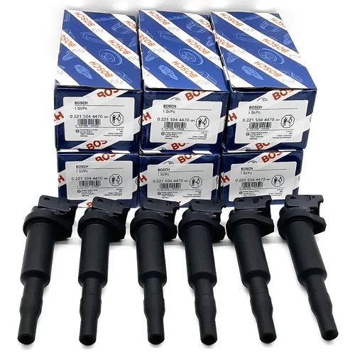 Genuine Bosch 0221504470 Ignition Coils & 12122158253 Spark Plugs for BMW US - Picture 3 of 6