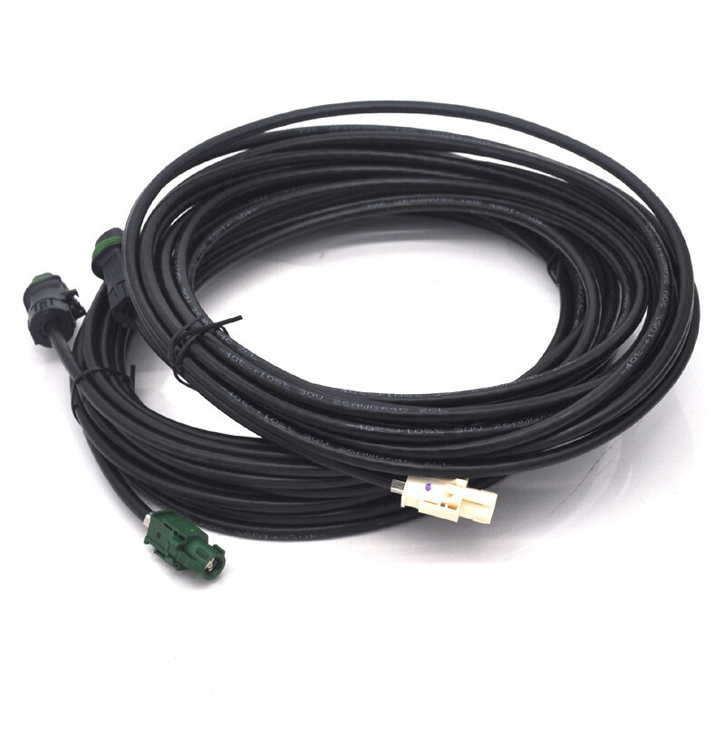 2x L&R Side View Camera Wiring Harness WIRE set For BMW 5SER F11