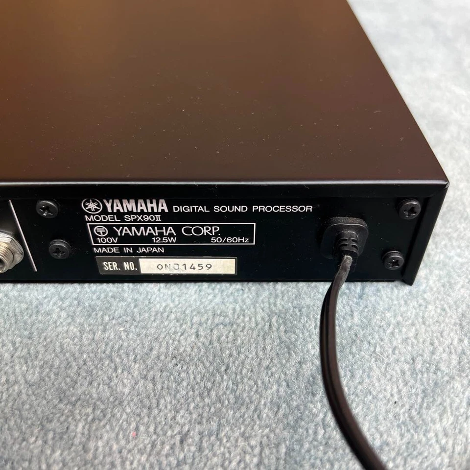 Yamaha SPX90II Rack Mount Reverb Effects Processor tested working Japan - Image 4 of 4